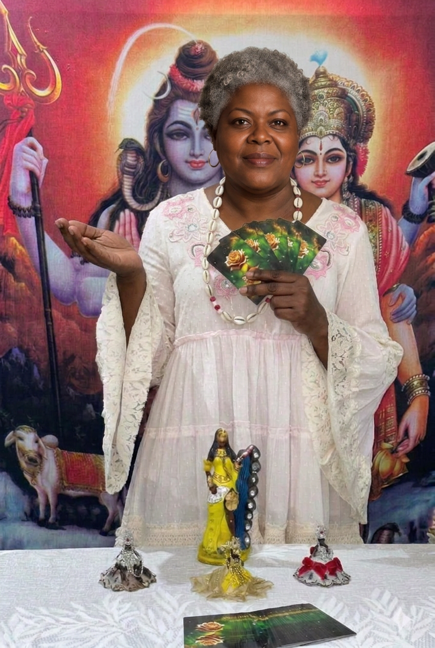 Mãe Michelle em ritual amoroso